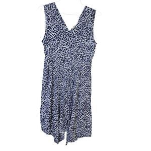 Beachlunchlounge Sleeveless‎ Animal Print 100%Viscose Summer Dress Sz XL